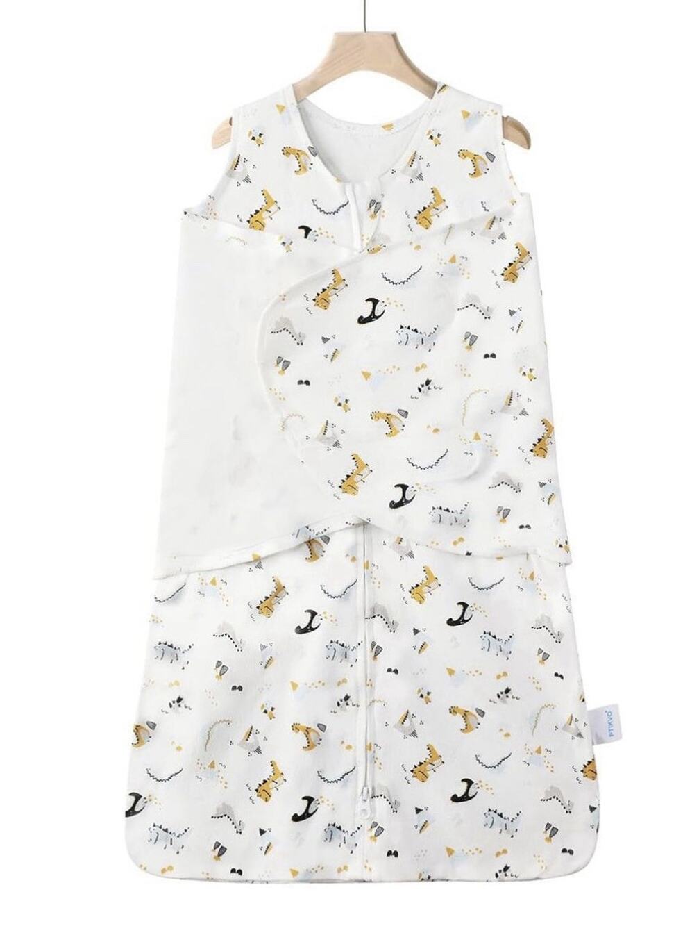 Baby Sleepsack, 100% Cotton Wearable Blanket, Swaddle Dinosaur 3-6 Months New